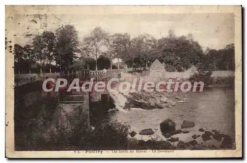 Cartes postales Pontivy Les Bords Du Blavet Le D�versoir