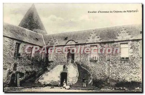 Cartes postales Pontivy Escalier D'Honneur Du Chateau