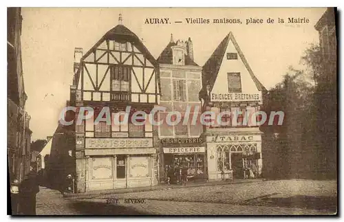 Cartes postales Auray Vieilles Maisons Place De La Mairie