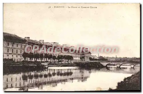 Cartes postales Pontivy Le Blavet Et Caserne Clisson