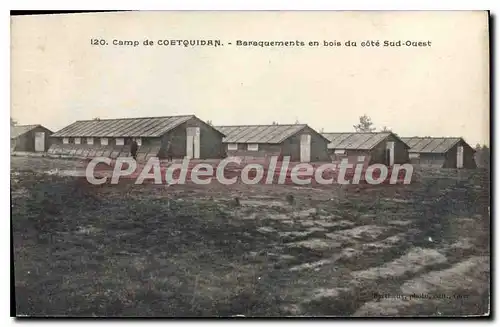 Cartes postales Camp De Coetquidan Beroquements En Bois Du Cote Sud Ouest