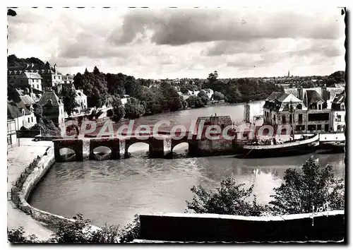 Cartes postales moderne Auray Vieux Pont Sur La Riviere Le Loch � Saint Goustan