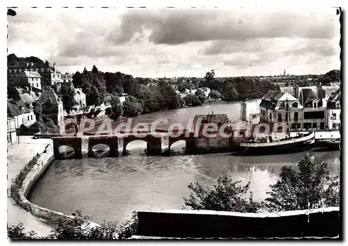 Moderne Karte Auray Vieux Pont Sur La Riviere Le Loch � Saint Goustan
