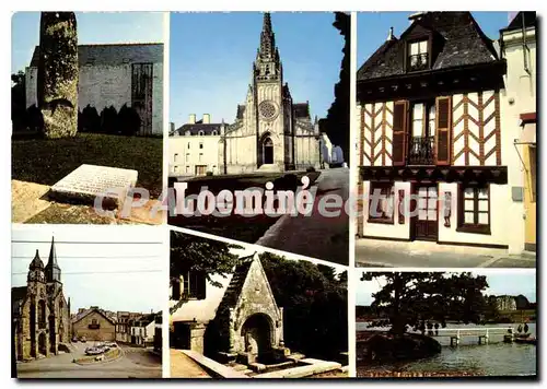 Moderne Karte Locmine Place Des Martyrs De La Resistance