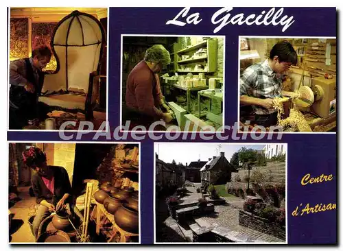 Moderne Karte La Gacilly Couleurs De Bretagne centre des artisans