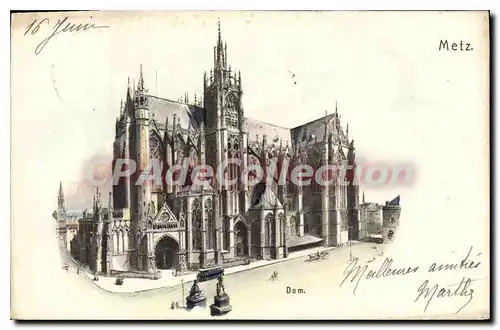 Cartes postales Metz Dom