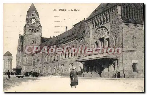 Cartes postales Metz La Gare