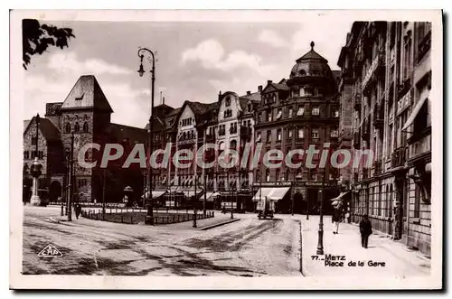 Cartes postales Metz Place De La Gare