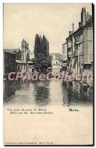 Ansichtskarte AK Metz Vue Prise Du Pont St Marcel