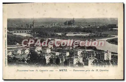 Cartes postales Metz Panorama Pris Du St Quentin