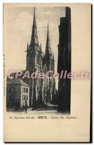 Ansichtskarte AK Metz Eglise Ste Segolene