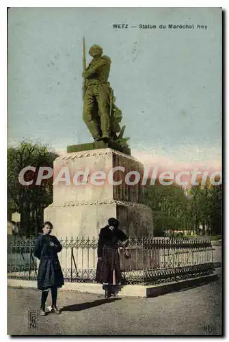 Cartes postales Metz Statue Du Marechal Ney
