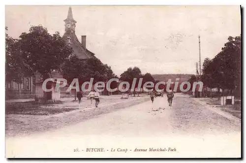 Cartes postales Bitche Le Camp Avenue Marechal Foch