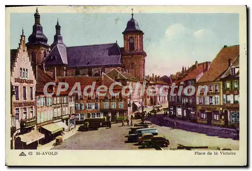 Cartes postales Saint Avold Place De La Victoire