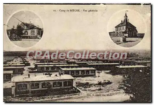 Cartes postales Bitche Vue Generale Camp De Bitche