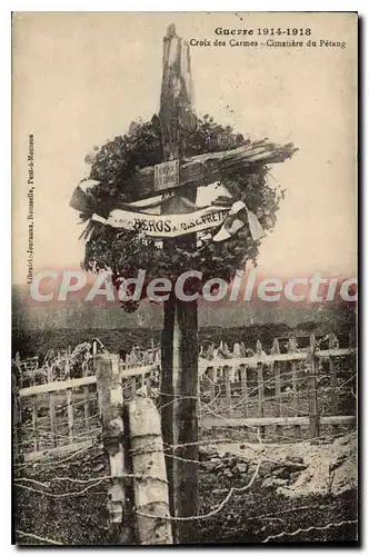 Cartes postales Guerre Croix Des Carmes Cimetiere Du Petang