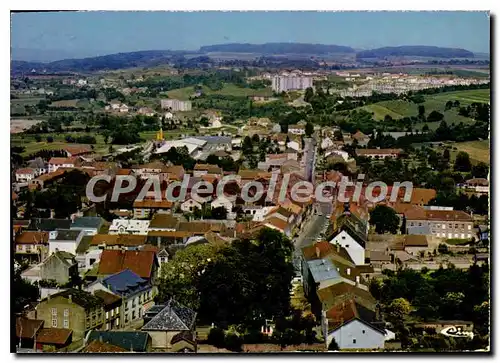 Moderne Karte Bouzonville Vue Generale Aerienne