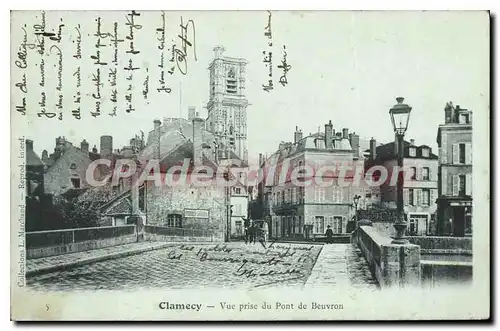 Ansichtskarte AK Clamecy Vue Prise Du Pont De Beuvron