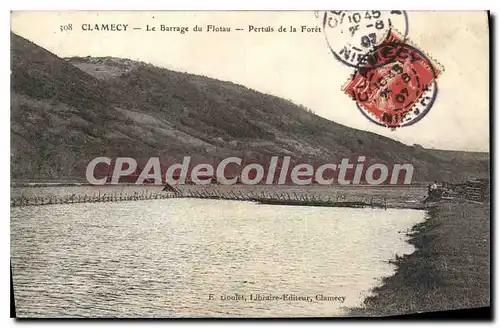 Cartes postales Clamecy Le Barrage Du Flotau Pertuis De La Foret