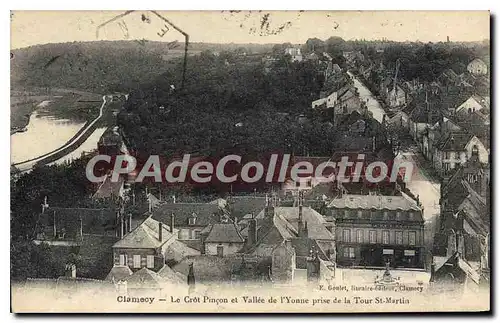 Cartes postales Clamecy Le Crot Pin�on Et Vallee De I'Yonne