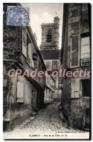 Cartes postales Clamecy Rue De La Tour