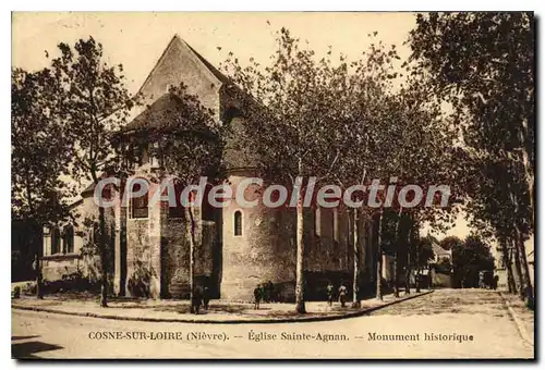 Ansichtskarte AK Cosne Sur Loire Eglise Sainte Agnan