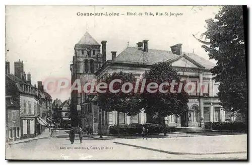 Ansichtskarte AK Cosne Sur Loire Hotel De Ville Rue St Jacques