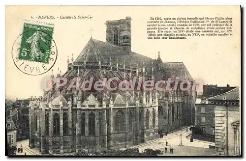 Cartes postales Nevers Cathedrale Saint Cyr
