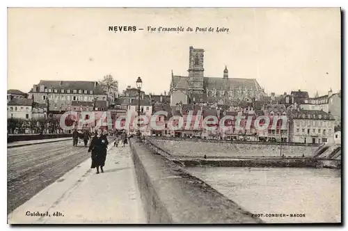 Cartes postales Nevers Vue D'Ensemble Du Pont De Loire