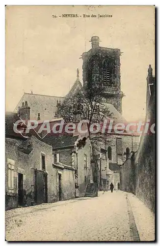 Cartes postales Nevers Rue Des Jacobins