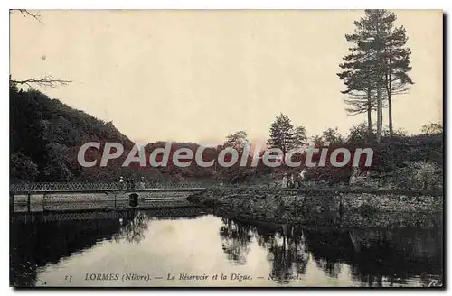 Cartes postales Lormes Le Reservoir Et La Digue