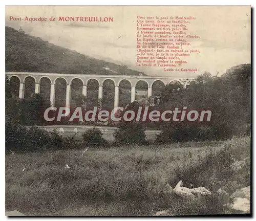 Ansichtskarte AK Montreuillon Pont Aqueduc