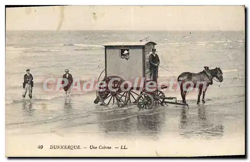 Cartes postales Dunkerque Une Cabine