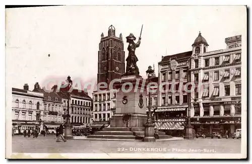 Cartes postales Dunkerque Place Jean Bart