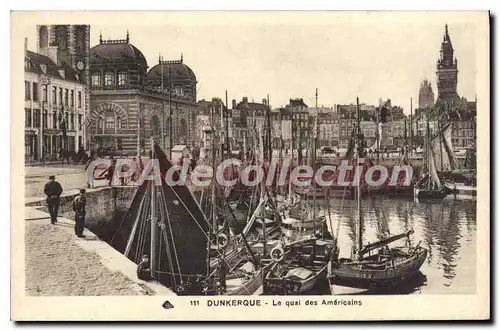 Cartes postales Dunkerque Le Quai Des Americains