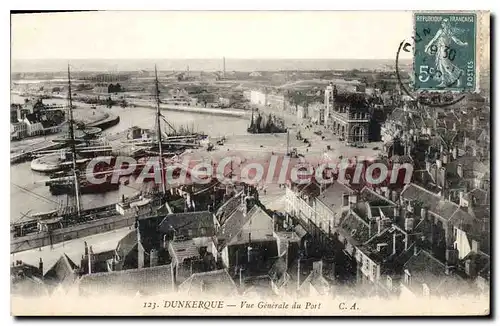 Cartes postales Dunkerque Vue Generale Du Port