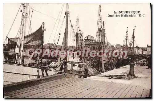 Cartes postales Dunkerque Quai Des Hollandais