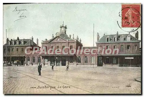 Cartes postales Dunkerque La Gare