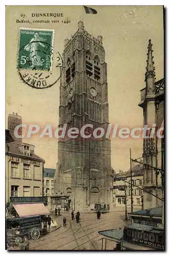 Cartes postales Dunkerque Beffroi Construit Vers 1440