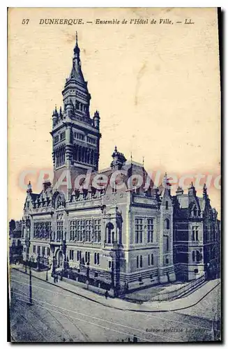 Cartes postales Dunkerque Ensemble De I'Hotel De Ville