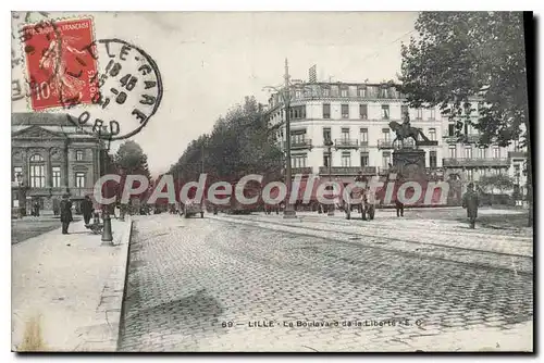 Cartes postales Lille Le Boulevard De La Libert�