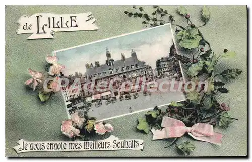 Cartes postales Lille vous envoie ses meilleurs souhaits