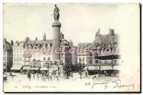Cartes postales Lille La Colonne