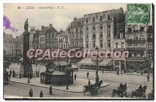 Cartes postales Lille Grand Place