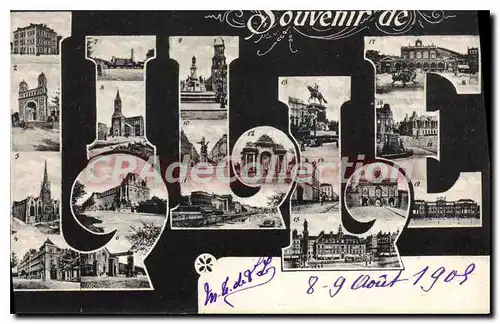 Cartes postales Lille souvenir