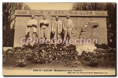 Cartes postales Lille Monument Aux Fusill�s