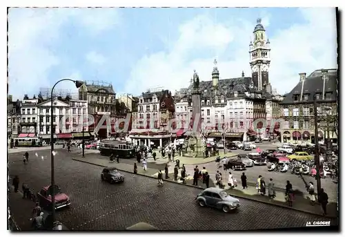 Cartes postales moderne Lille Place Du Generale De Gaulle