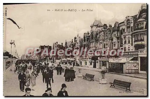 Cartes postales Malo Les Bains Les Villas