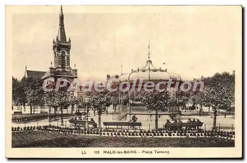 Cartes postales Malo Les Bains Place Turenne