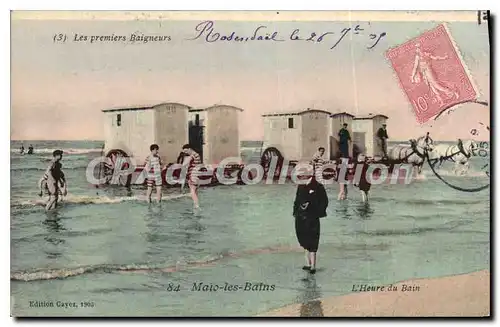 Cartes postales Malo Les Bains Les premiers baigneurs